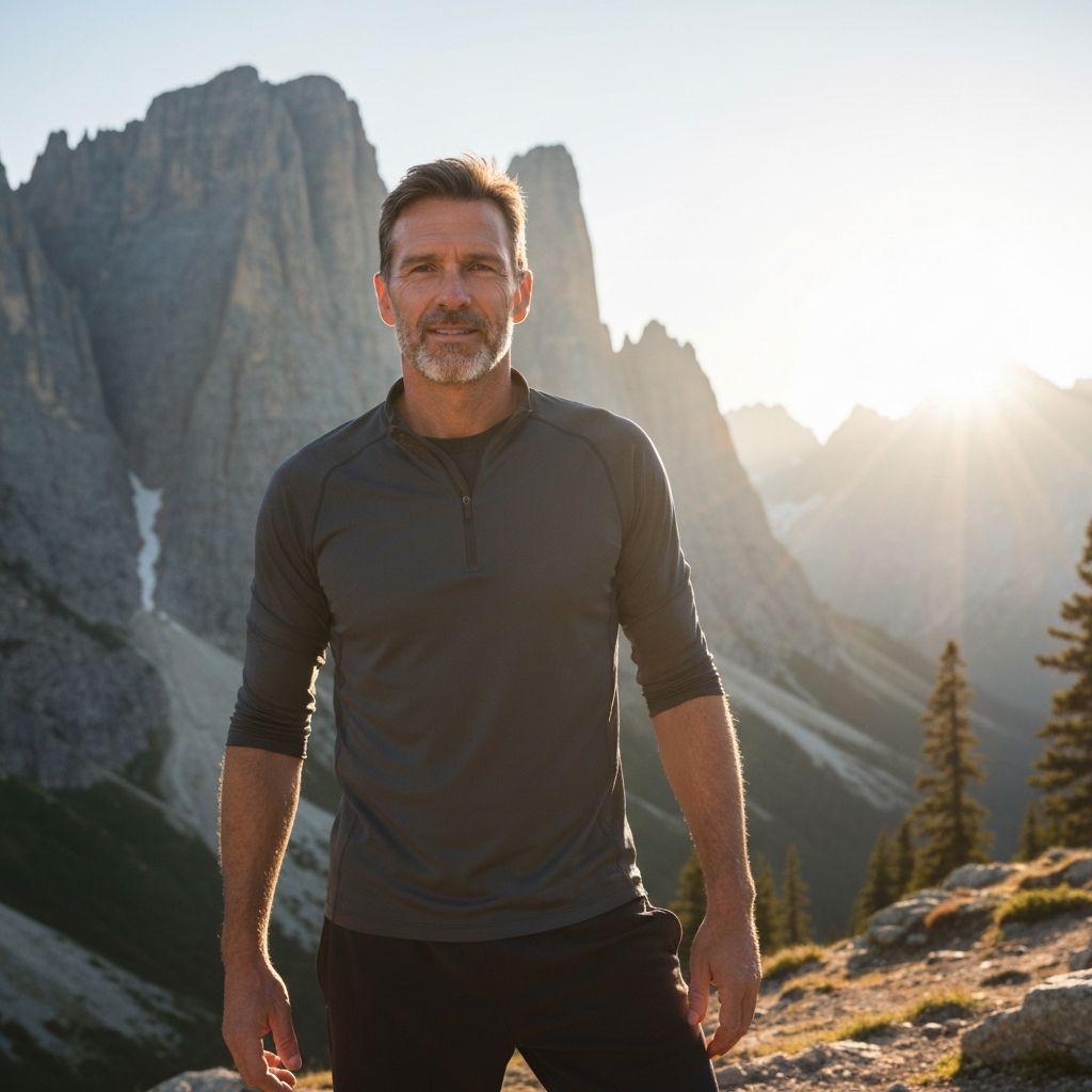 Natural wellness journey for men